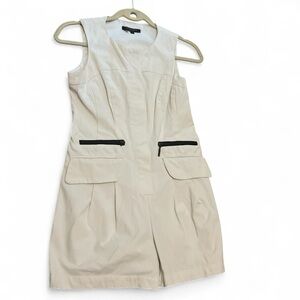 Nanette Lepore Cream Dress with Black Accents